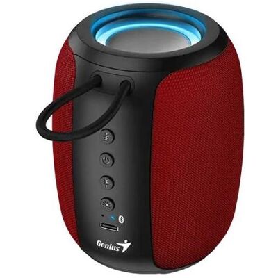 Genius SP-915BT Haut-parleur Bluetooth rouge (6 h), Enceinte Bluetooth, Rouge, Noir - Publicité Genius SP-915BT Haut-parleur Bluetooth rouge (6 h), Enceinte Bluetooth, Rouge, Noir - Publicité