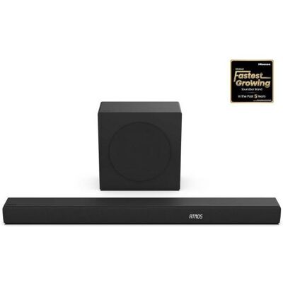Hisense AX3100Q 3.1 melna - SoundBar majas kinozale AX3100Q (6942351412658) (500 W), Barre de son, Noir - Publicité Hisense AX3100Q 3.1 melna - SoundBar majas kinozale AX3100Q (6942351412658) (500 W), Barre de son, Noir - Publicité