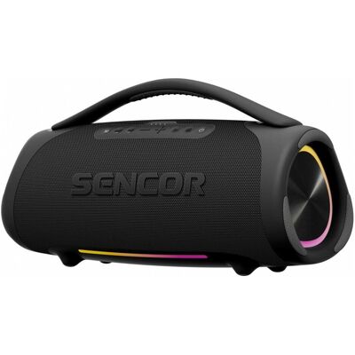 Sencor Resonex Mega Power Bluetooth-Lautsprecher 190W, IPX7, TWS (99 Stück), LED, Enceinte Bluetooth, Multicolore - Publicité Sencor Resonex Mega Power Bluetooth-Lautsprecher 190W, IPX7, TWS (99 Stück), LED, Enceinte Bluetooth, Multicolore - Publicité