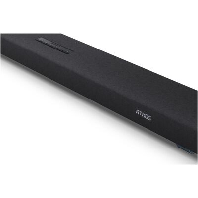 Sharp Speakers HT-SBW55121(BK) Q 5.1.2 Dolby Atmos/ DTS:X Soundbar with Wireless Subwoofer, Black (212 W, 5.1.2 Canal), Barre de son, Argent, Noir - Publicité Sharp Speakers HT-SBW55121(BK) Q 5.1.2 Dolby Atmos/ DTS:X Soundbar with Wireless Subwoofer, Black (212 W, 5.1.2 Canal), Barre de son, Argent, Noir - Publicité