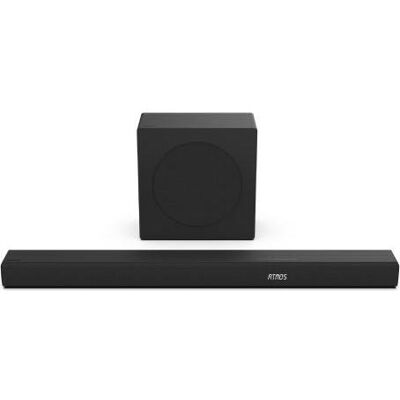 Hisense AX3100Q 3.1 melna - SoundBar majas kinozale AX3100Q (6942351412658) (500 W), Barre de son, Noir - Publicité Hisense AX3100Q 3.1 melna - SoundBar majas kinozale AX3100Q (6942351412658) (500 W), Barre de son, Noir - Publicité
