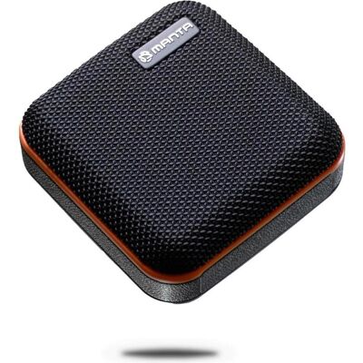 Haut-parleur Bluetooth Manta SPK01GO - Portable, 10W, Noir - Publicité Haut-parleur Bluetooth Manta SPK01GO - Portable, 10W, Noir - Publicité
