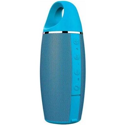 Haut-parleur Bluetooth bleu Yzsy Flabo - Contrôle du volume - Publicité Haut-parleur Bluetooth bleu Yzsy Flabo - Contrôle du volume - Publicité