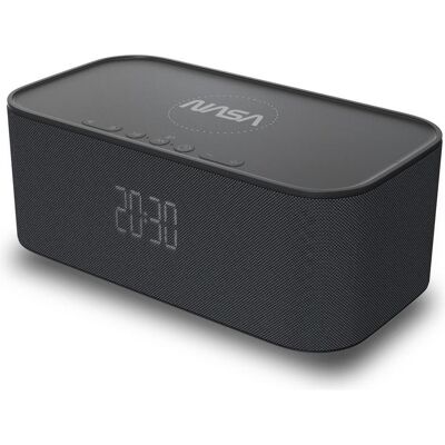 Nasa Bluetooth Lautsprecher SPC800 inkl. Wireless charger (8 h), Enceinte Bluetooth, Noir, Blanc - Publicité Nasa Bluetooth Lautsprecher SPC800 inkl. Wireless charger (8 h), Enceinte Bluetooth, Noir, Blanc - Publicité