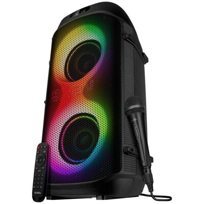 Sven Bluetooth speakers PS-850, (100W, TWS, Bluetooth, FM, USB, microSD, LED-display, 8000mAh), Enceinte Bluetooth, Noir - Publicité Sven Bluetooth speakers PS-850, (100W, TWS, Bluetooth, FM, USB, microSD, LED-display, 8000mAh), Enceinte Bluetooth, Noir - Publicité