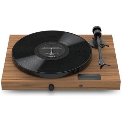 Pro-Ject Juke Box E1 (Manuel), Platine, Marron - Publicité Pro-Ject Juke Box E1 (Manuel), Platine, Marron - Publicité