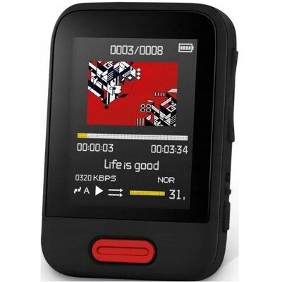 Lecteur MP3/MP4 SENCOR SFP 7716 BK 16GB - Publicité Lecteur MP3/MP4 SENCOR SFP 7716 BK 16GB - Publicité