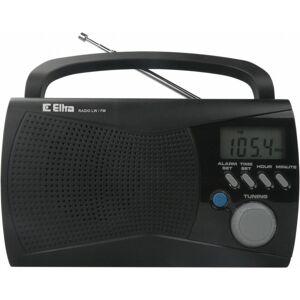 Radio portable Eltra Kinga 2 noir avec écran LCD - Radio - Publicité Radio portable Eltra Kinga 2 noir avec écran LCD - Radio - Publicité