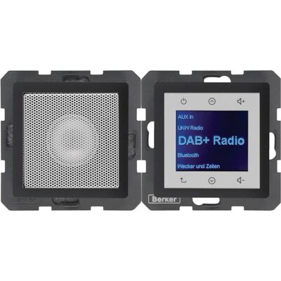 Berker 29806086 - Radio DAB+ FM Gris - Publicité Berker 29806086 - Radio DAB+ FM Gris - Publicité