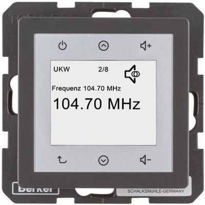 Berker - BERK Radio Touch - DAB+ - UKW - Radio - Publicité Berker - BERK Radio Touch - DAB+ - UKW - Radio - Publicité