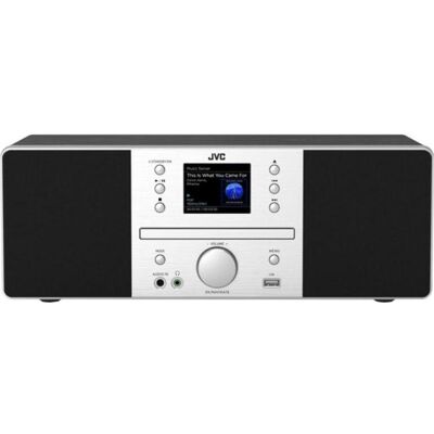 JVC RD-E874B (DAB+ DAB, FM, Bluetooth), Radio, Noir, Argent - Publicité JVC RD-E874B (DAB+ DAB, FM, Bluetooth), Radio, Noir, Argent - Publicité