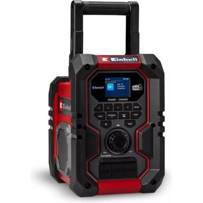 Einhell TE-CR 18 Li (DAB+ DAB, FM, Bluetooth), Radio, Rouge - Publicité Einhell TE-CR 18 Li (DAB+ DAB, FM, Bluetooth), Radio, Rouge - Publicité