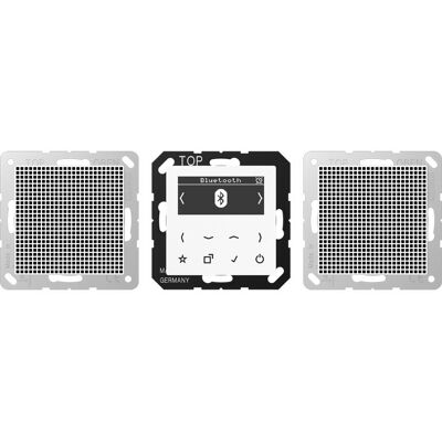 JUNG DABA2BTWW Radio Intelligent DAB - Stéréo, Bluetooth, FM - Blanc - Publicité JUNG DABA2BTWW Radio Intelligent DAB - Stéréo, Bluetooth, FM - Blanc - Publicité
