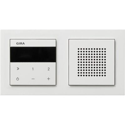 Gira 232029 UP-Radio IP Haut-parleur - Blanc - Radio Internet - Publicité Gira 232029 UP-Radio IP Haut-parleur - Blanc - Radio Internet - Publicité
