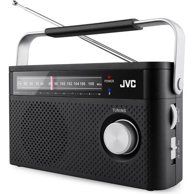 JVC Radio Mentor Przenośne radio RA-E315B czarny (FM, Bluetooth), Radio, Noir - Publicité JVC Radio Mentor Przenośne radio RA-E315B czarny (FM, Bluetooth), Radio, Noir - Publicité