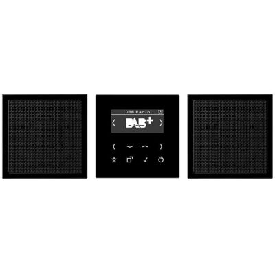 JUNG Radio Intelligent DAB+ - Radio Numérique avec 2 Haut-parleurs - Publicité JUNG Radio Intelligent DAB+ - Radio Numérique avec 2 Haut-parleurs - Publicité