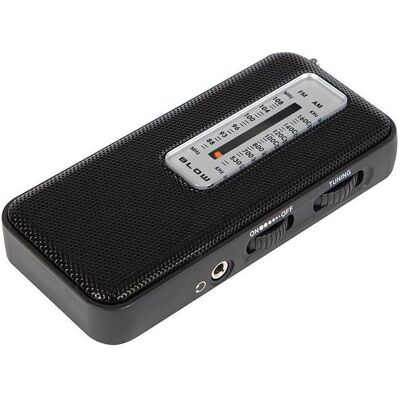 Blow Radio Receiver Ra8 Black (AM), Radio, Noir - Publicité Blow Radio Receiver Ra8 Black (AM), Radio, Noir - Publicité
