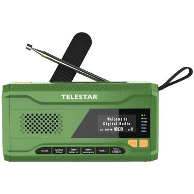 Telestar TOP NR 5 (DAB+ DAB, FM, Bluetooth), Radio, Vert - Publicité Telestar TOP NR 5 (DAB+ DAB, FM, Bluetooth), Radio, Vert - Publicité
