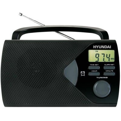 Hyundai Radio PR200B (AM, FM), Radio, Noir - Publicité Hyundai Radio PR200B (AM, FM), Radio, Noir - Publicité