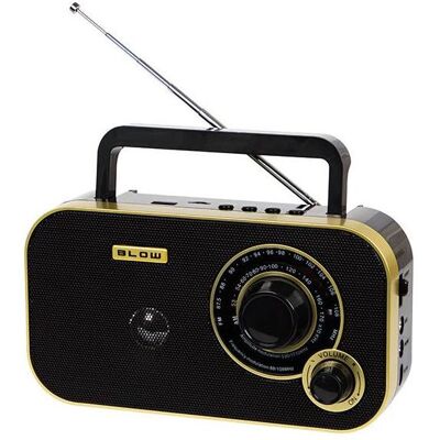 Blow Tragbares analoges Radio 77-542# (AM, FM), Radio, Or - Publicité Blow Tragbares analoges Radio 77-542# (AM, FM), Radio, Or - Publicité