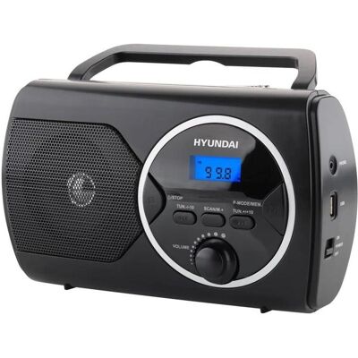 Hyundai RO PR570PLLUB Black station radio (DAB+ DAB, FM), Radio, Noir - Publicité Hyundai RO PR570PLLUB Black station radio (DAB+ DAB, FM), Radio, Noir - Publicité
