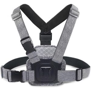Techsuit - Camera Holder (JX-002) - for GoPro with Magnetic Base, Chest Wear - Gray, Caméra d'action : accessoires, Gris - Publicité Techsuit - Camera Holder (JX-002) - for GoPro with Magnetic Base, Chest Wear - Gray, Caméra d'action : accessoires, Gris - Publicité