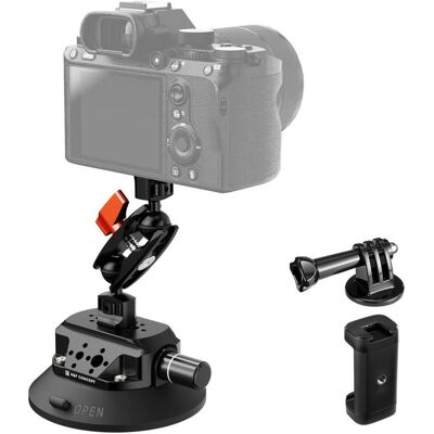 K&F Concept Suction Cup Camera Mount, Caméra d'action : accessoires - Publicité K&F Concept Suction Cup Camera Mount, Caméra d'action : accessoires - Publicité