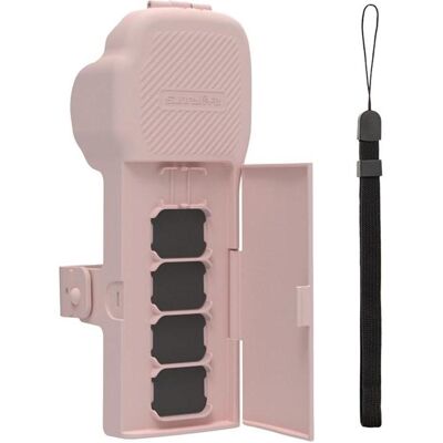 Sunnylife protective case with strap and lanyard for Osmo Pocket 3 (pink), Caméra d'action : accessoires, Pink - Publicité Sunnylife protective case with strap and lanyard for Osmo Pocket 3 (pink), Caméra d'action : accessoires, Pink - Publicité