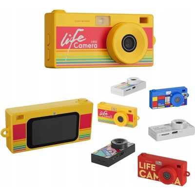 Xrec Mini Aparat Kamera Retro Video 2k Wisiorek Breloczek / X9 / Żółty, Caméra, Jaune - Publicité Xrec Mini Aparat Kamera Retro Video 2k Wisiorek Breloczek / X9 / Żółty, Caméra, Jaune - Publicité