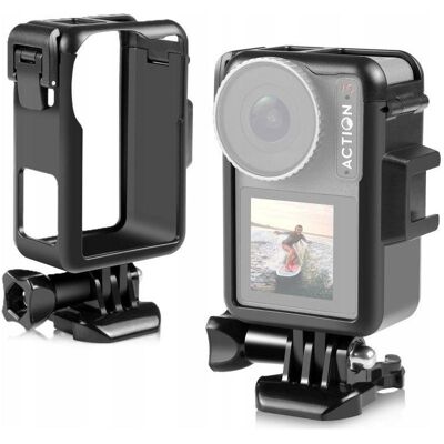 Puluz Ramka Obudowa Frame Mount Uchwyt Statyw GoPro + ISO do DJI Osmo Action 3 / 4 / PU883B, Caméra d'action : accessoires, Noir - Publicité Puluz Ramka Obudowa Frame Mount Uchwyt Statyw GoPro + ISO do DJI Osmo Action 3 / 4 / PU883B, Caméra d'action : accessoires, Noir - Publicité