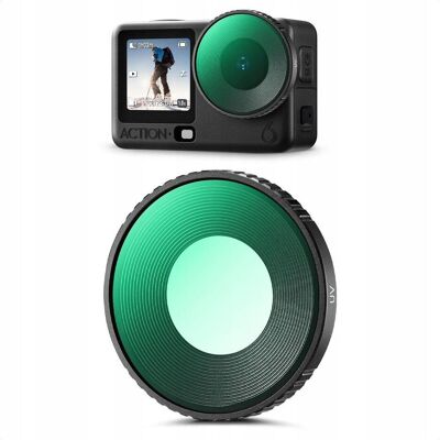 K&F Concept Filtr Uv Ochronny Mc Hd Do Kamery Dji Osmo Action 6 Action6 / / Kf12.0041, Caméra d'action : accessoires - Publicité K&F Concept Filtr Uv Ochronny Mc Hd Do Kamery Dji Osmo Action 6 Action6 / / Kf12.0041, Caméra d'action : accessoires - Publicité