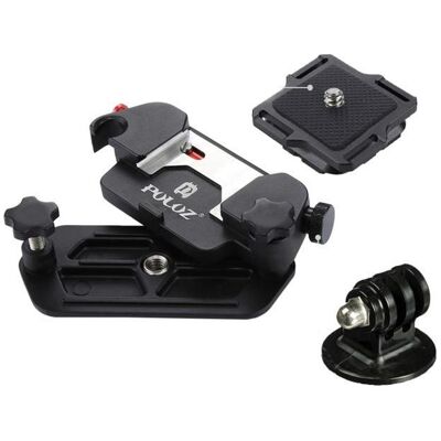 Puluz Klips / Mocowanie / Uchwyt Na Pasek Do Aparatu Dslr / Kamery - Sony / Gopro / Sjcam / Xiaomi, Caméra d'action : accessoires, Noir - Publicité Puluz Klips / Mocowanie / Uchwyt Na Pasek Do Aparatu Dslr / Kamery - Sony / Gopro / Sjcam / Xiaomi, Caméra d'action : accessoires, Noir - Publicité