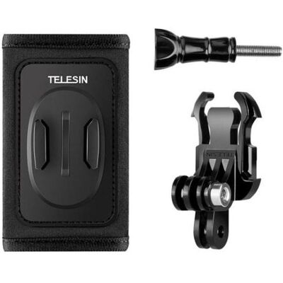 Telesin Strap bracket backpack J-Hook mount for sports cameras 360° (GP-BPM-003), Caméra d'action : accessoires, Noir - Publicité Telesin Strap bracket backpack J-Hook mount for sports cameras 360° (GP-BPM-003), Caméra d'action : accessoires, Noir - Publicité