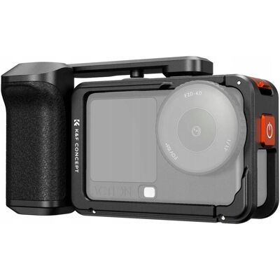 K&F Concept Kf Ramka Obudowa Frame Mount Camera Cage Klatka Grip Dji Osmo Action 6 / Metal / Kf12.0036, Caméra d'action : accessoires, Noir - Publicité K&F Concept Kf Ramka Obudowa Frame Mount Camera Cage Klatka Grip Dji Osmo Action 6 / Metal / Kf12.0036, Caméra d'action : accessoires, Noir - Publicité