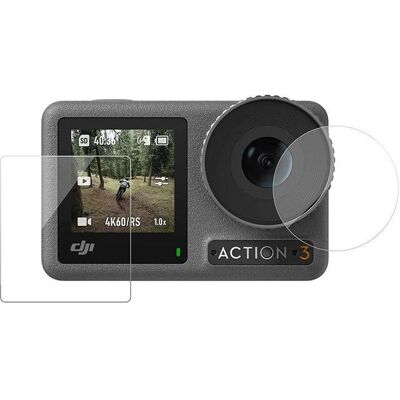 Telesin tempered glass for DJI Osmo Action 5/4/3, Caméra d'action : accessoires, Transparent - Publicité Telesin tempered glass for DJI Osmo Action 5/4/3, Caméra d'action : accessoires, Transparent - Publicité