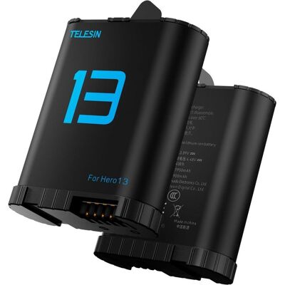 Telesin Battery For GoPro 13, Caméra d'action : accessoires, Noir - Publicité Telesin Battery For GoPro 13, Caméra d'action : accessoires, Noir - Publicité