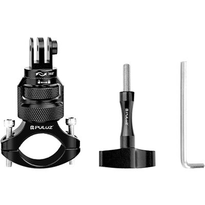 Puluz Aluminum 360° Steering Wheel Mount for Sports Cameras (Black), Caméra d'action : accessoires, Noir - Publicité Puluz Aluminum 360° Steering Wheel Mount for Sports Cameras (Black), Caméra d'action : accessoires, Noir - Publicité