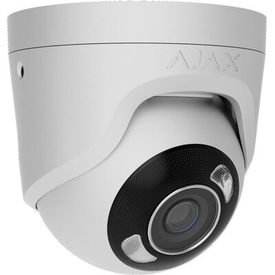 Ajax TurretCam HL (5 Mp/4 mm) ASP white 5MP Caméra à tour Hvit, Caméra réseau, Blanc - Publicité Ajax TurretCam HL (5 Mp/4 mm) ASP white 5MP Caméra à tour Hvit, Caméra réseau, Blanc - Publicité