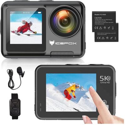 Caméra d'Action Icefox K80 - 5K Ultra HD, Étanche, Zoom 4x - Publicité Caméra d'Action Icefox K80 - 5K Ultra HD, Étanche, Zoom 4x - Publicité