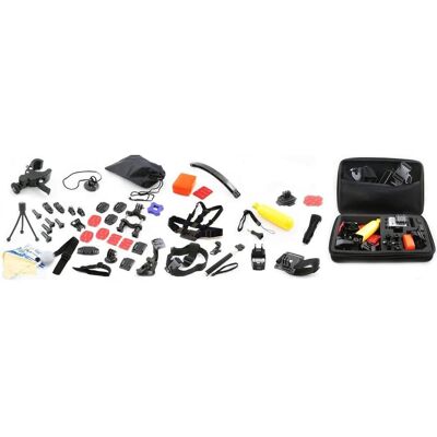 Xrec Accessoires - Kit XXL pour GoPro Hero 9, 8, 7, 6, 5, 4, 3+, +, 3, 2, 1 / SJCAM S4000, SJ5000, SJ6000, Caméra d'action : accessoires - Publicité Xrec Accessoires - Kit XXL pour GoPro Hero 9, 8, 7, 6, 5, 4, 3+, +, 3, 2, 1 / SJCAM S4000, SJ5000, SJ6000, Caméra d'action : accessoires - Publicité