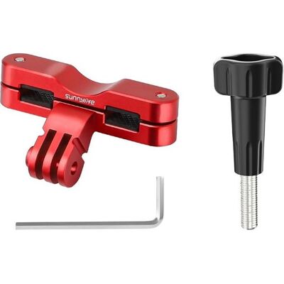 Sunnylife ZJ942-R bike mount for Action 5 Pro/ Insta360 GO 3S/ GoPro 13, Caméra d'action : accessoires, Rouge - Publicité Sunnylife ZJ942-R bike mount for Action 5 Pro/ Insta360 GO 3S/ GoPro 13, Caméra d'action : accessoires, Rouge - Publicité