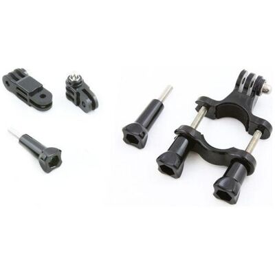 Xrec Support pour vélo / Pour vélo / Pour caméras GoPro Hero 4, 3+, 3, 2, 1 + bras 3D / Articulations, Caméra d'action : accessoires, Noir - Publicité Xrec Support pour vélo / Pour vélo / Pour caméras GoPro Hero 4, 3+, 3, 2, 1 + bras 3D / Articulations, Caméra d'action : accessoires, Noir - Publicité