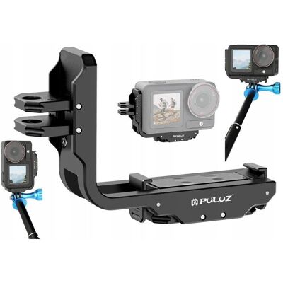 Puluz Uchwyt Szyna Klatka Poziom Pion 1/4" i GoPro do DJI Osmo Action 5 Pro / 4 / PU768B, Caméra d'action : accessoires, Noir - Publicité Puluz Uchwyt Szyna Klatka Poziom Pion 1/4" i GoPro do DJI Osmo Action 5 Pro / 4 / PU768B, Caméra d'action : accessoires, Noir - Publicité