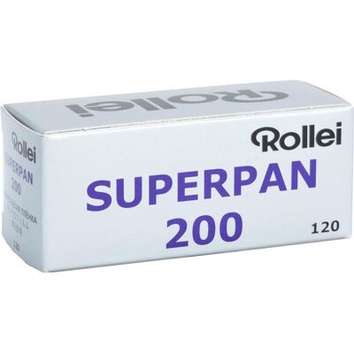 Rollei Films Superpan 200-120, Film analogique, Noir - Publicité Rollei Films Superpan 200-120, Film analogique, Noir - Publicité