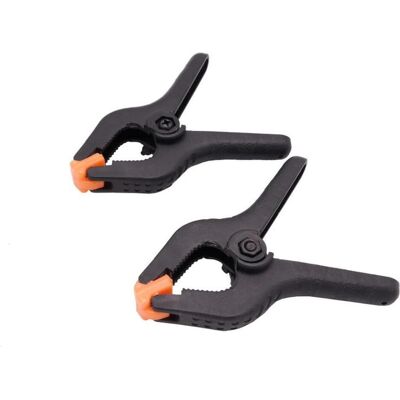 Caruba Pince à ressort noir/orange Small (2 pièces) (Autres accessoires), Équipement pour studio : accessoires, Orange, Noir - Publicité Caruba Pince à ressort noir/orange Small (2 pièces) (Autres accessoires), Équipement pour studio : accessoires, Orange, Noir - Publicité