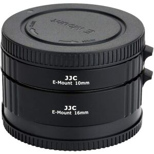 JJC Kit tube allonge bague macro 10/16mm pour Sony E-mount (Macro bague intermédiaire), Convertisseur d'objectif, Noir - Publicité JJC Kit tube allonge bague macro 10/16mm pour Sony E-mount (Macro bague intermédiaire), Convertisseur d'objectif, Noir - Publicité
