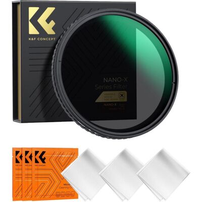 Filtre ND Variable Nano X K&F 62mm - Filtre - Publicité Filtre ND Variable Nano X K&F 62mm - Filtre - Publicité