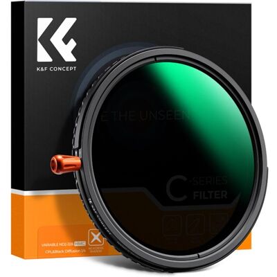 K&F Concept 49MM 3-in-1 CPL&Variable ND2ND32&Black Mist 1/4 Filter, Green Coated, wo. Black Cross (C Series) (49 mm, Filtre polarisant), Filtre photo, Vert - Publicité K&F Concept 49MM 3-in-1 CPL&Variable ND2ND32&Black Mist 1/4 Filter, Green Coated, wo. Black Cross (C Series) (49 mm, Filtre polarisant), Filtre photo, Vert - Publicité