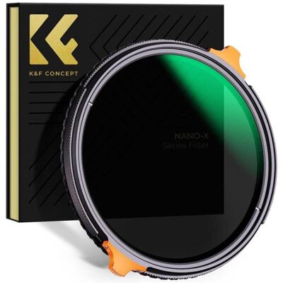 K&F Concept 67mm 2-in-1 Variable ND4-ND64 (2-6 Stop) & CPL Filter, Green Coated, Anti-Scratch (Nano-X Series) (67 mm, Filtre gris neutre, Filtre polarisant), Filtre photo, Vert - Publicité K&F Concept 67mm 2-in-1 Variable ND4-ND64 (2-6 Stop) & CPL Filter, Green Coated, Anti-Scratch (Nano-X Series) (67 mm, Filtre gris neutre, Filtre polarisant), Filtre photo, Vert - Publicité