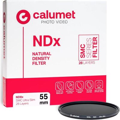 Calumet CALSAN0855 (55 mm, Filtre gris neutre), Filtre photo, Transparent, Noir - Publicité Calumet CALSAN0855 (55 mm, Filtre gris neutre), Filtre photo, Transparent, Noir - Publicité